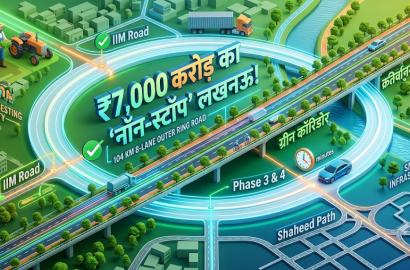 Lucknow’s 'Kisan Path': Transforming City Connectivity with the ₹7,000 Crore Green Corridor Project
