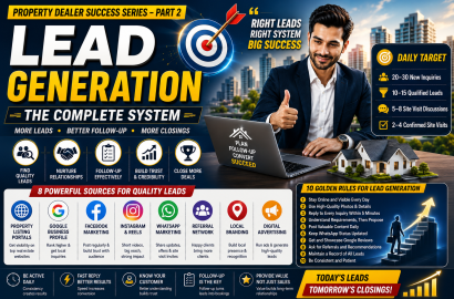 Property Dealer Lead Generation Master Plan: रोज़ 20–50 Quality Leads कैसे लाएं