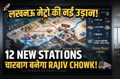 लखनऊ मेट्रो का बड़ा विस्तार! ईस्ट-वेस्ट कॉरिडोर के टेंडर जारी | बाराबंकी, अयोध्या और सीतापुर तक बढ़ेगी मेट्रो